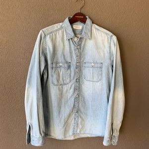 Ron Herman denim Acid wash denim shirt made Japan